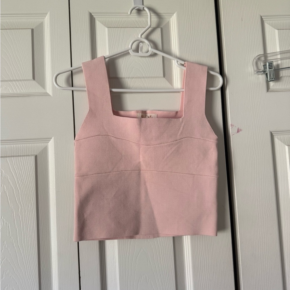 Pink Sleeveless Women's Top